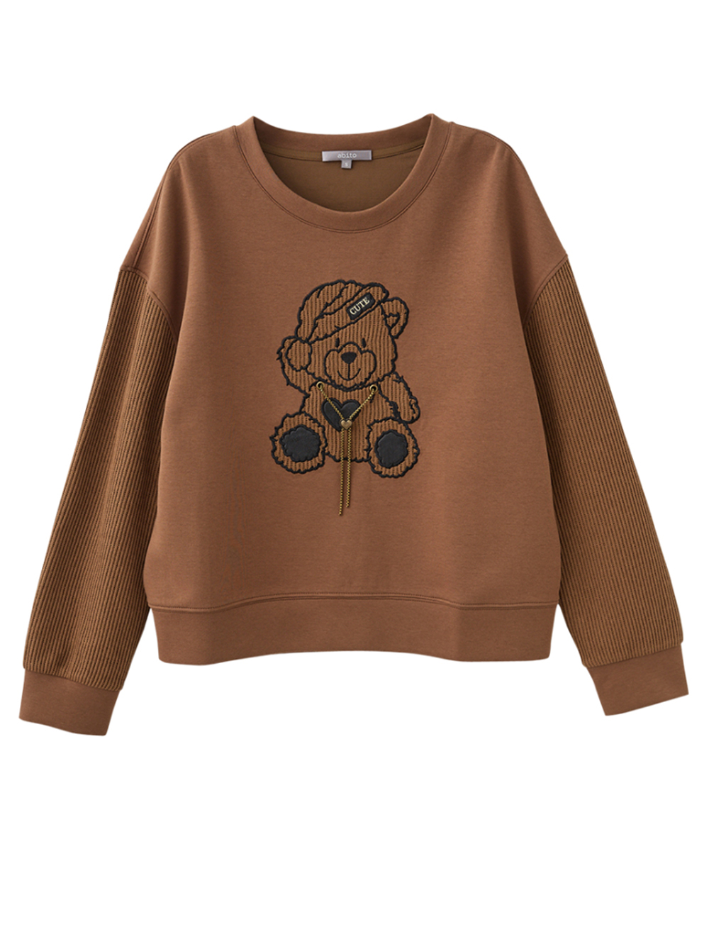 abito愛心小熊刺繡上衣