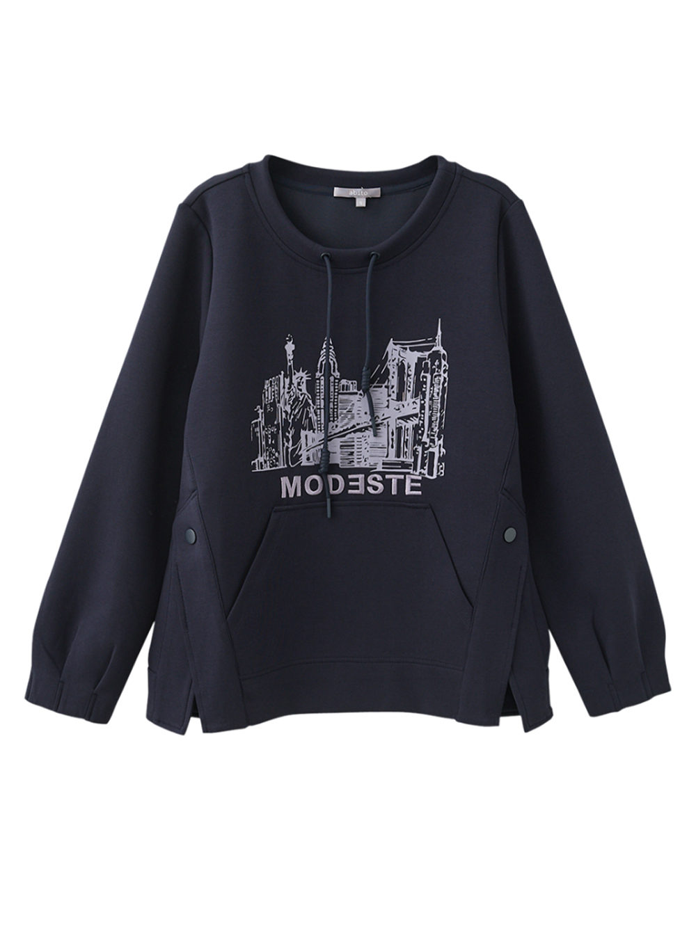 abito復古舊印圖案上衣