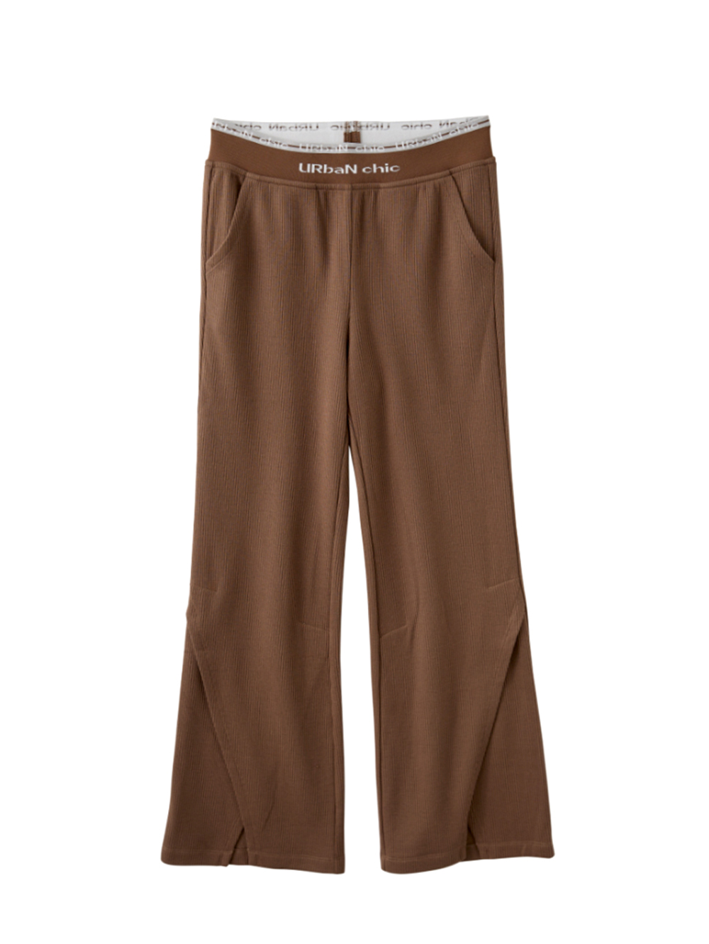 abito內刷毛微喇叭長褲