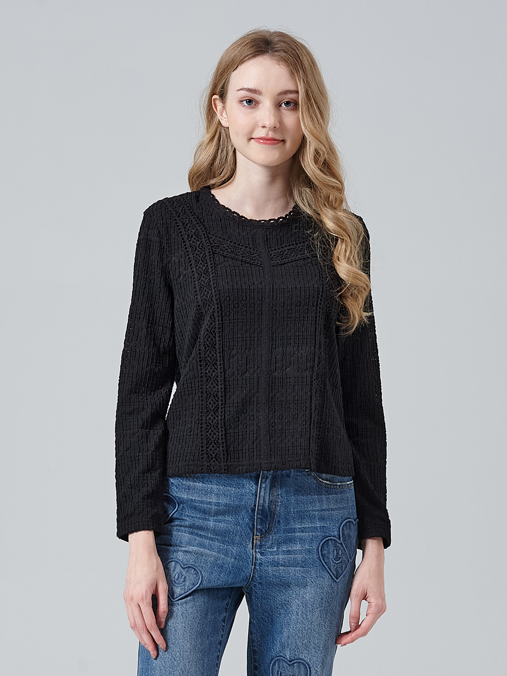 DITA優雅蕾絲上衣