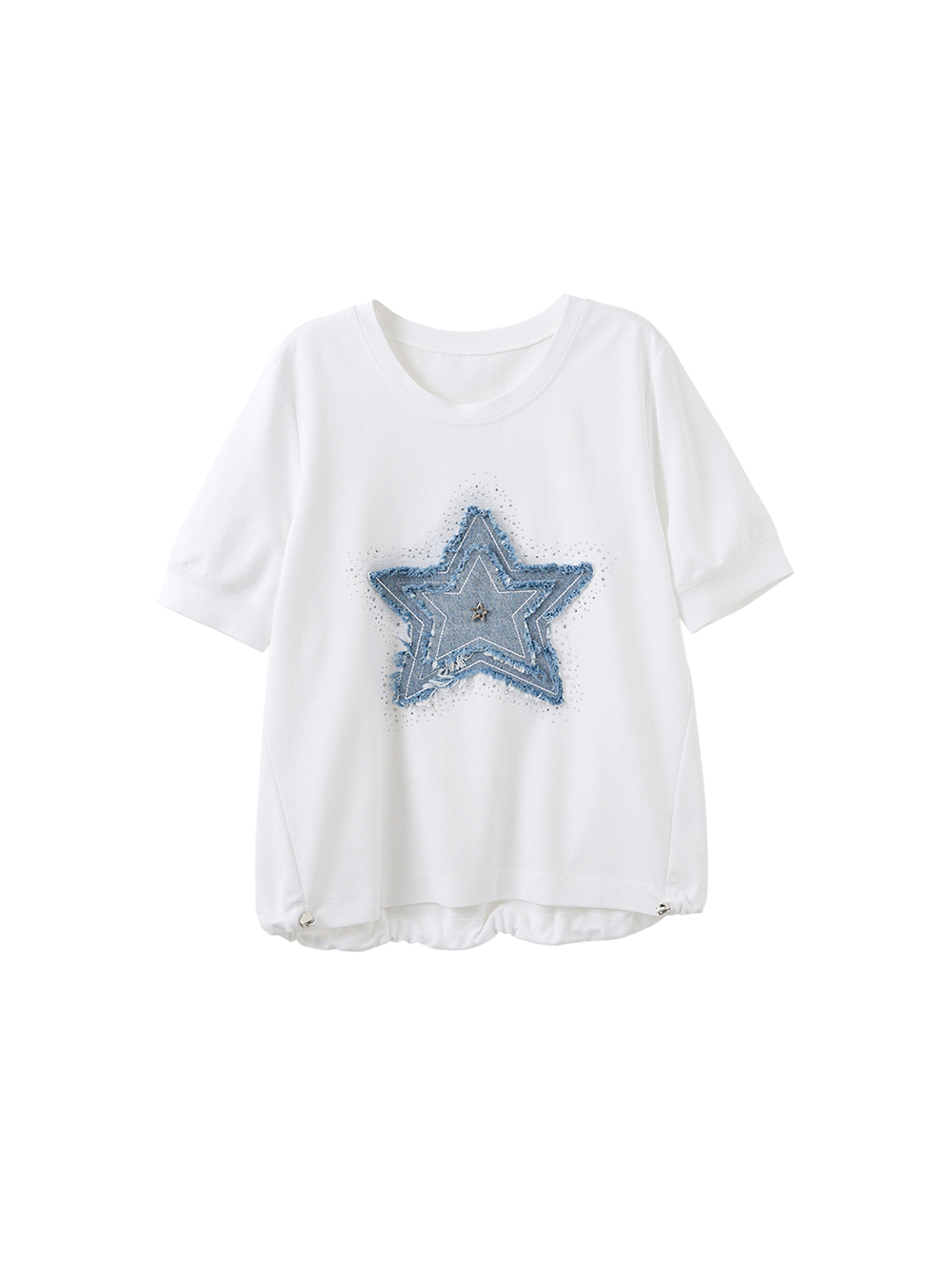 DITA甜酷牛仔星星貼布繡T-SHIRT