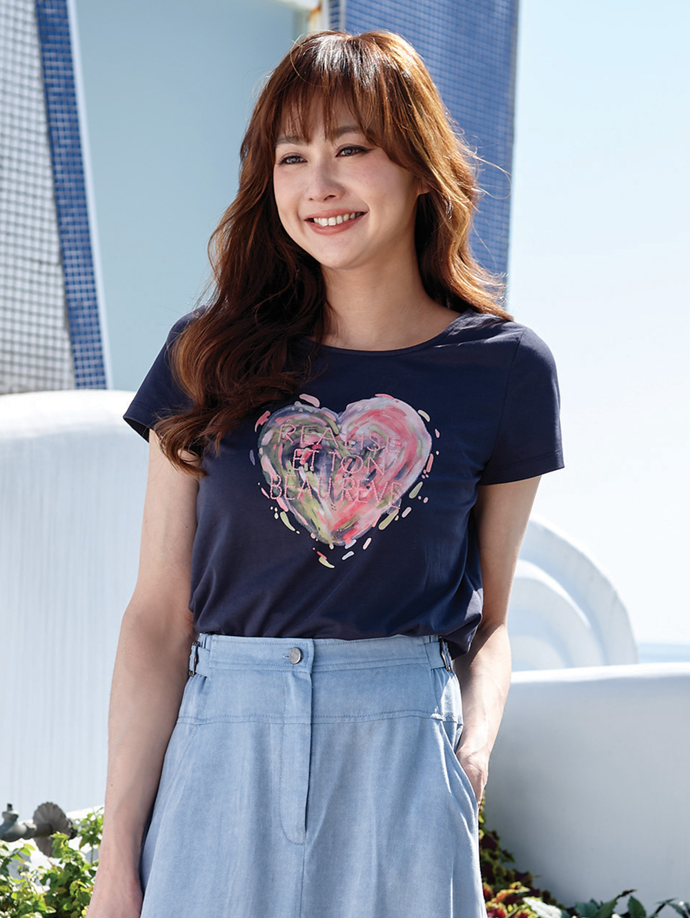 DITA暈染愛心T-SHIRT