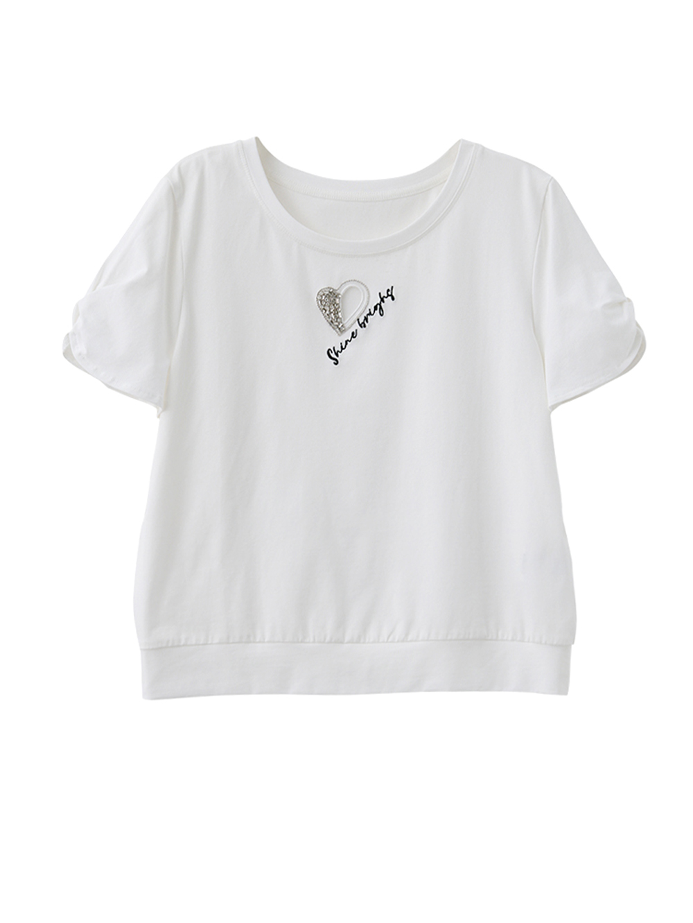 DITA愛心簍空造型T-shirt