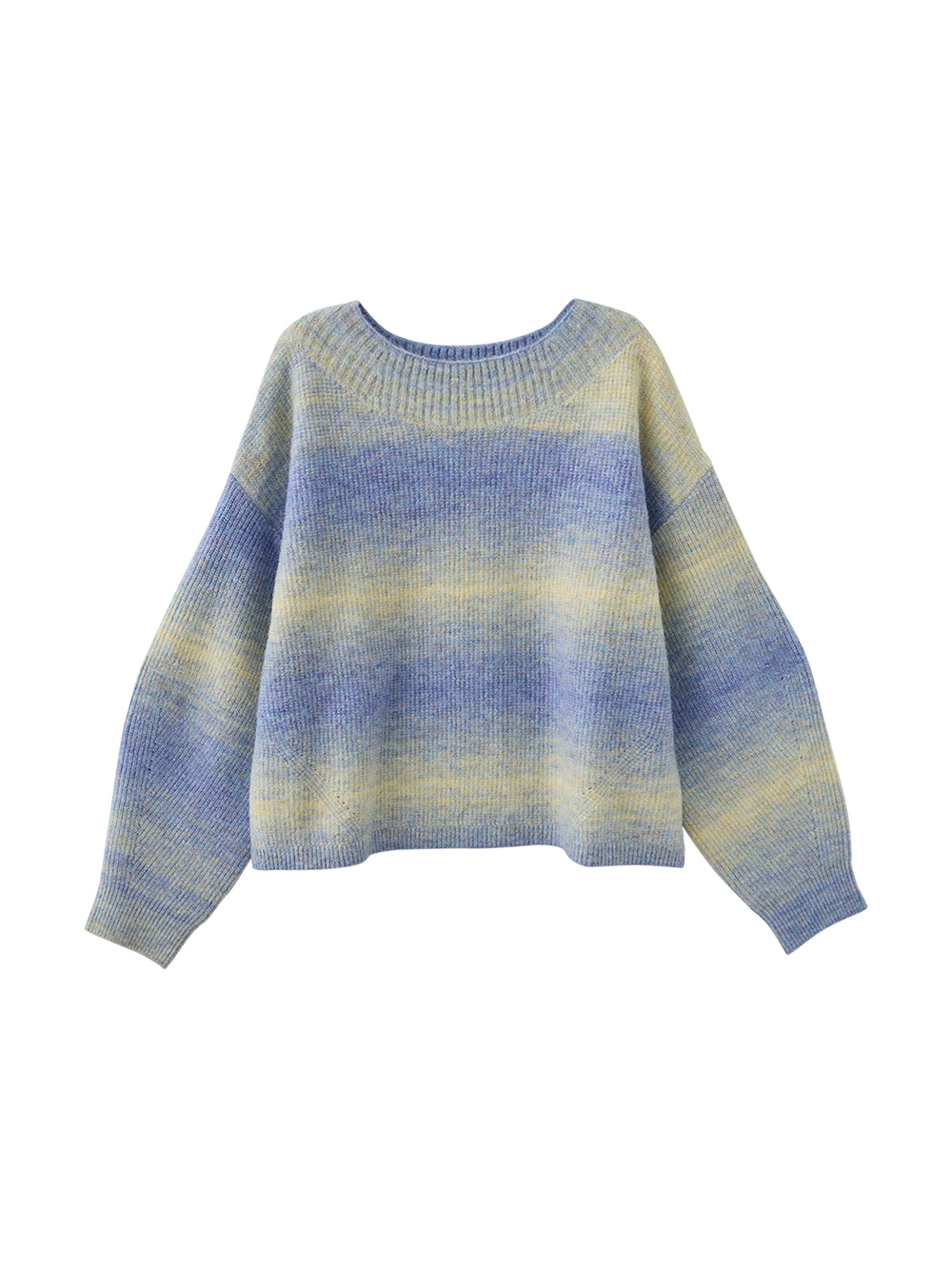 DITA浪漫漸層短版針織上衣