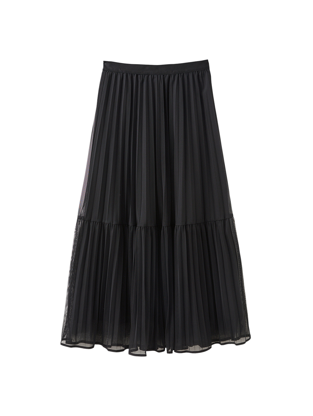 DITA氣質層次壓摺紗裙