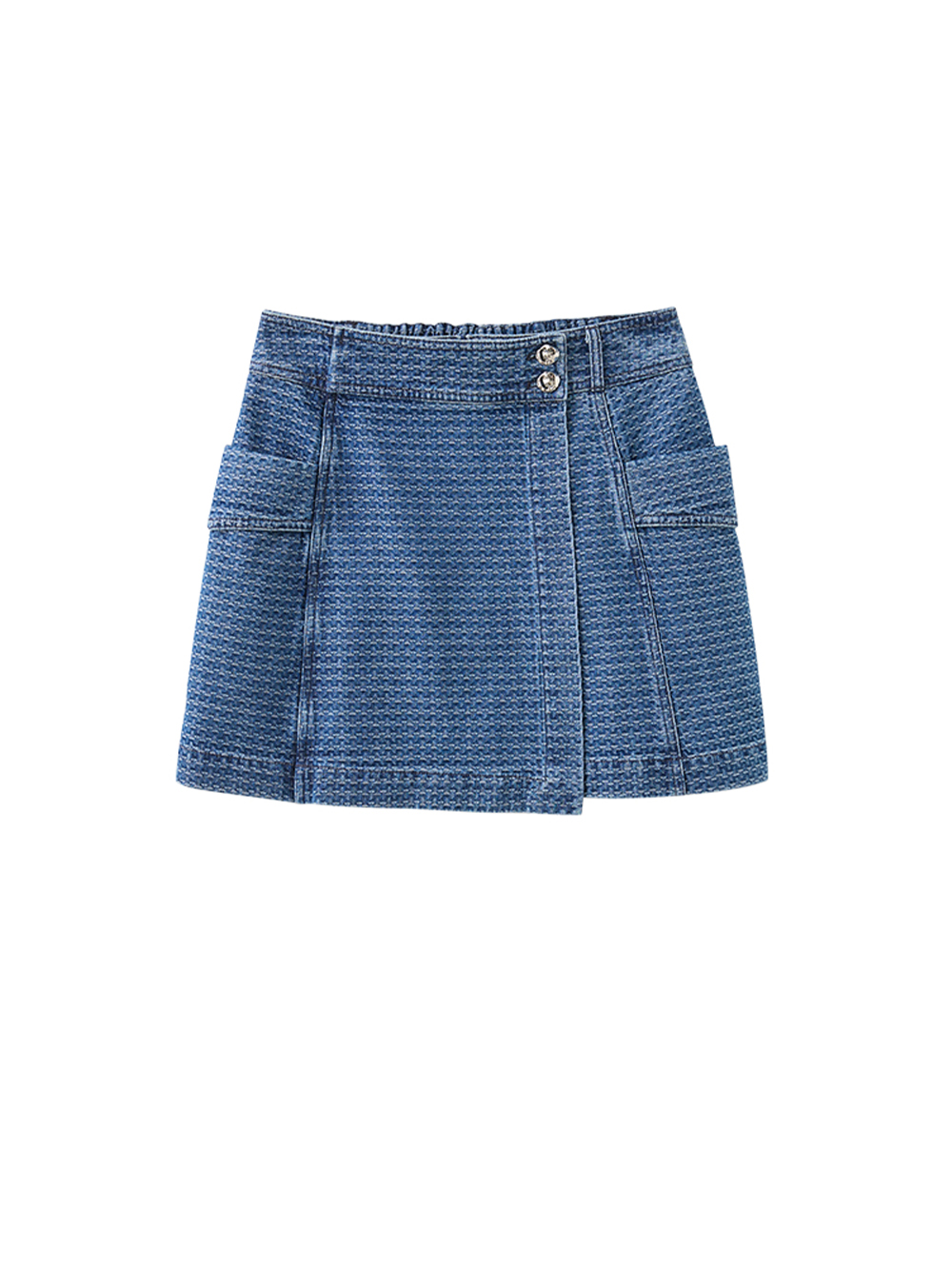 DITA個性刷紋牛仔短裙