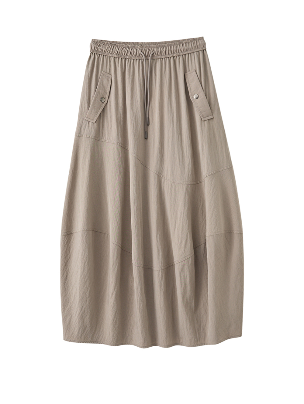 DITA抽繩拼接長裙