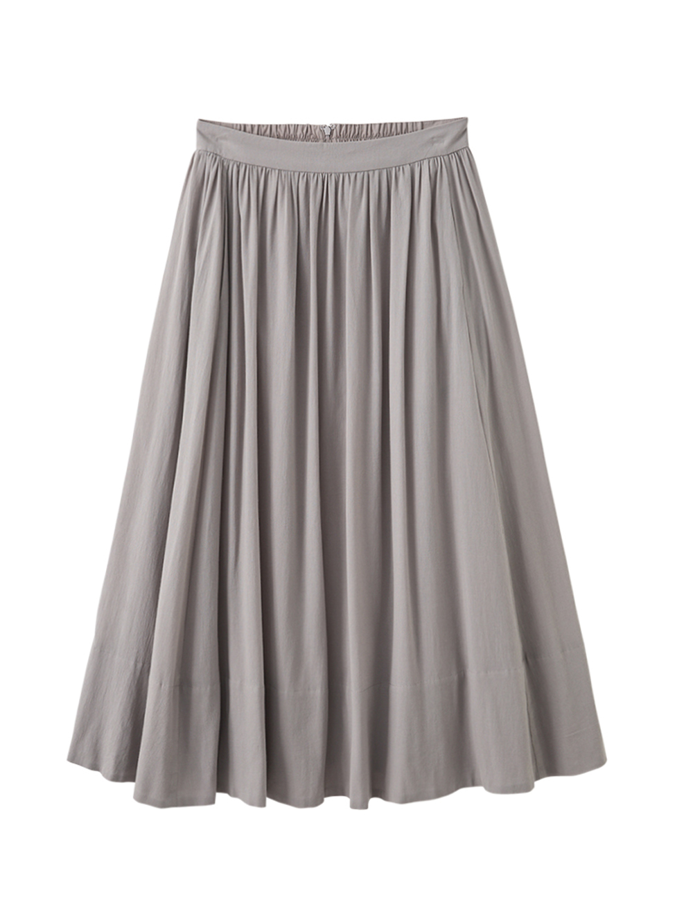 DITA素面波浪長裙