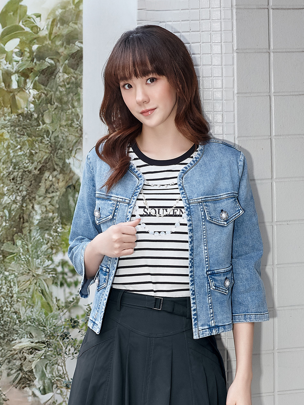 DITA七分袖牛仔外套