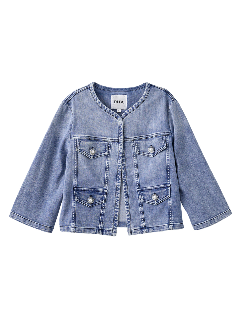 DITA七分袖牛仔外套