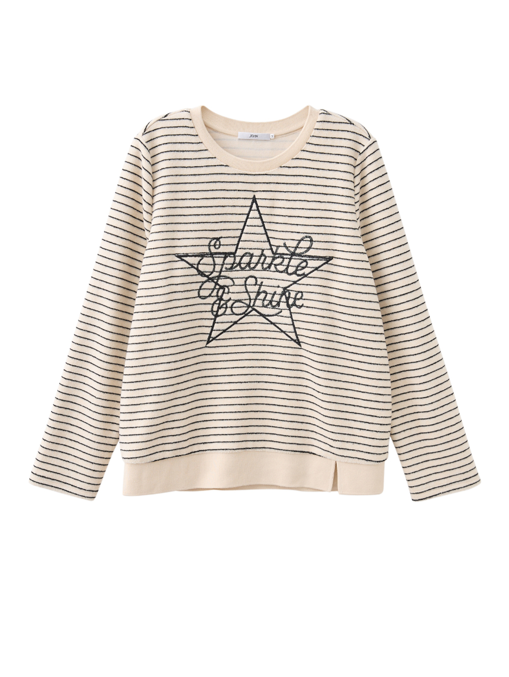 JOAN星星條紋溫暖質感上衣