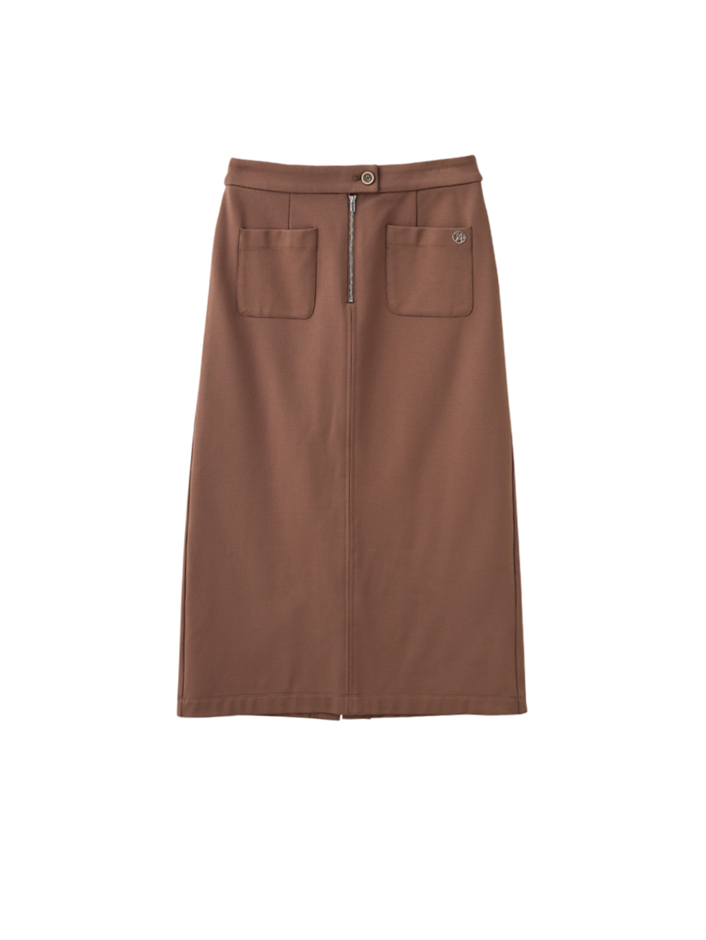 JOAN輕磨毛口袋鉛筆長裙