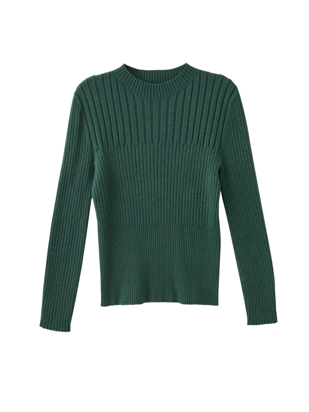 JOAN彈性坑條針織上衣