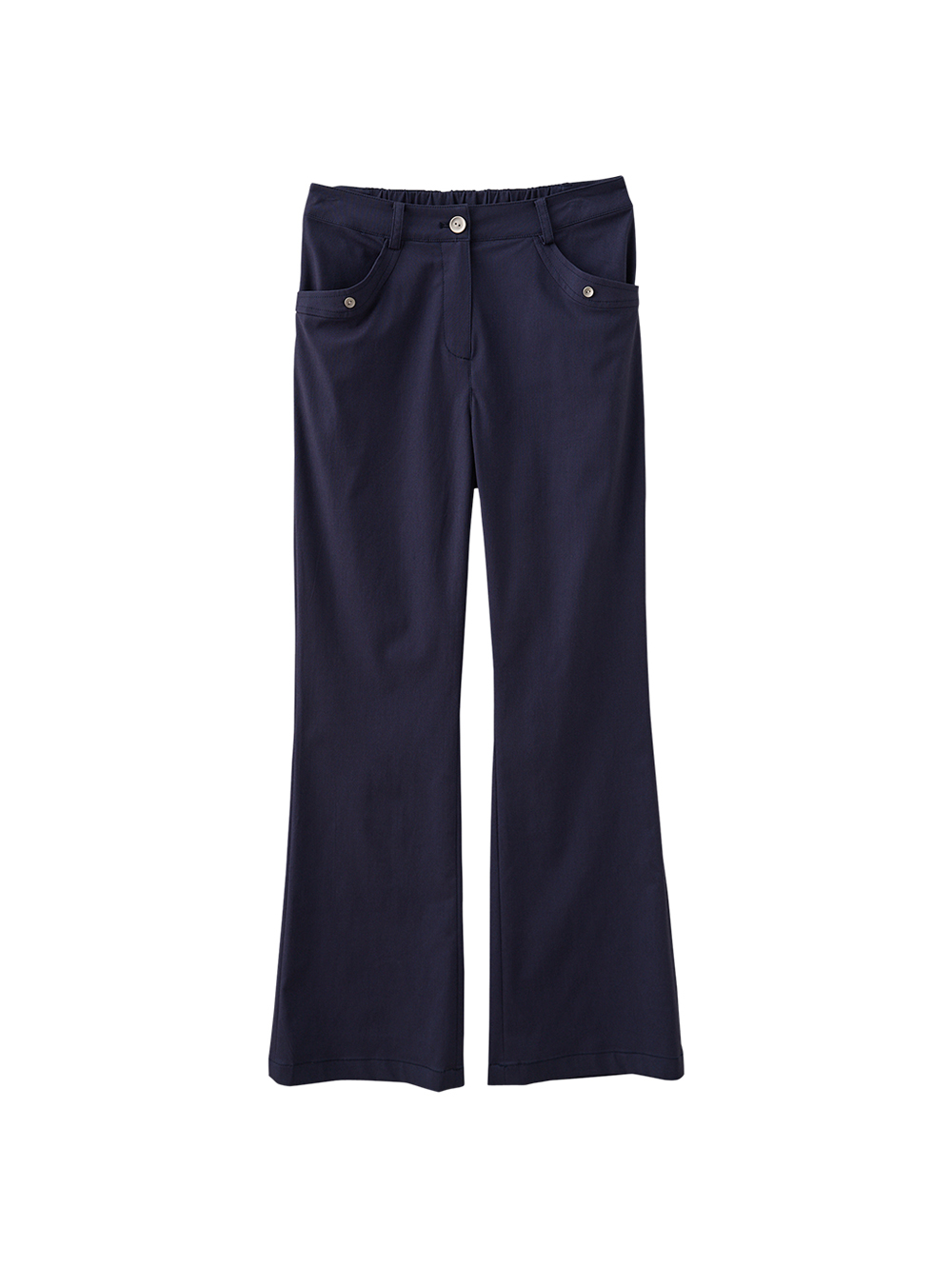 JOAN都會簡約冰涼感喇叭長褲