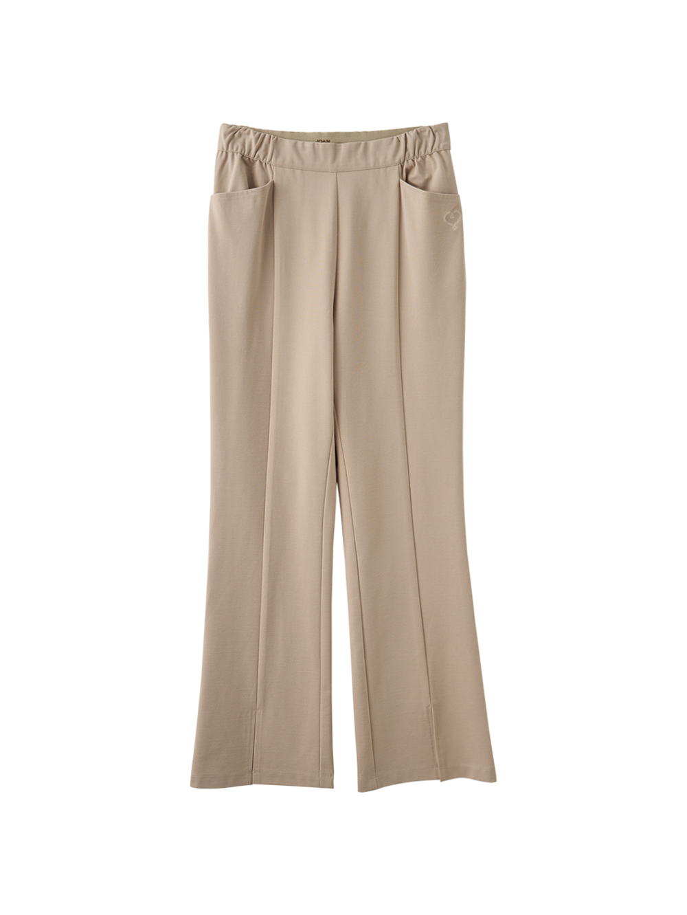 JOAN顯瘦彈力羅馬喇叭褲