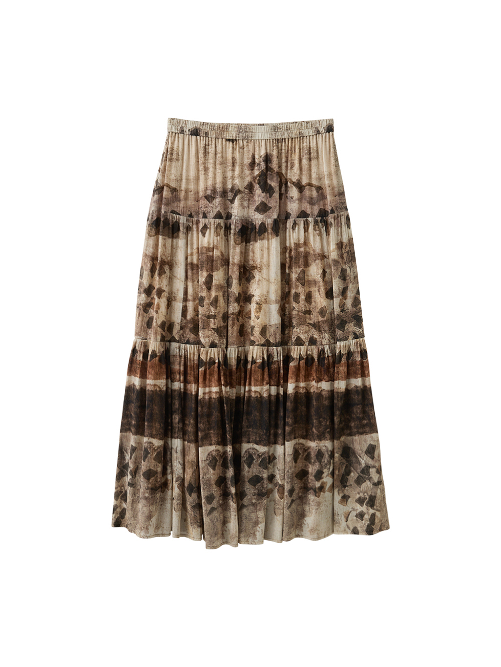 JOAN水墨暈染層次長裙