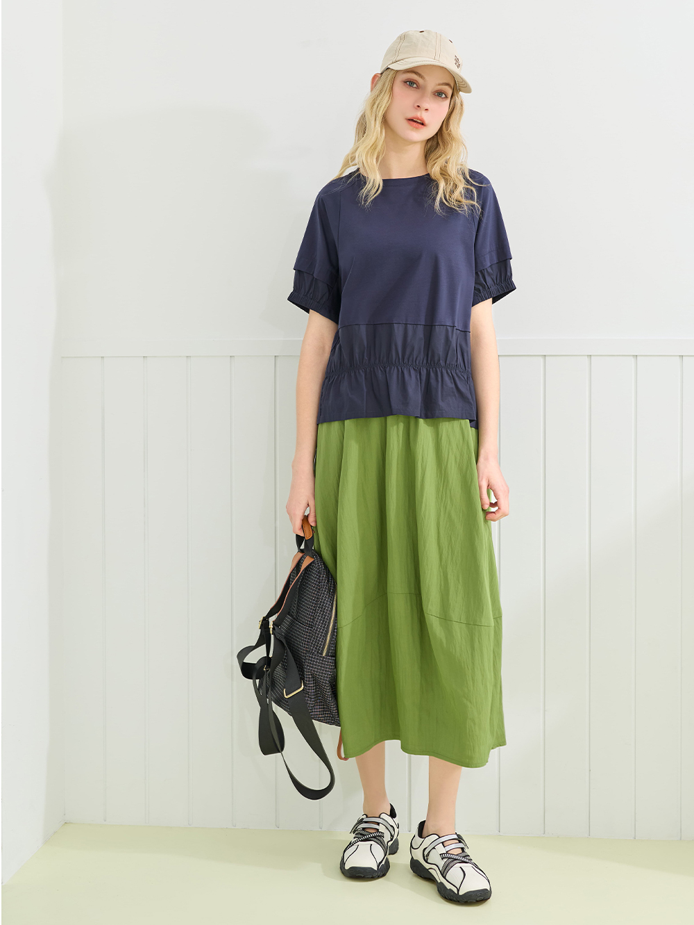 JOAN輕盈極簡氣球長裙