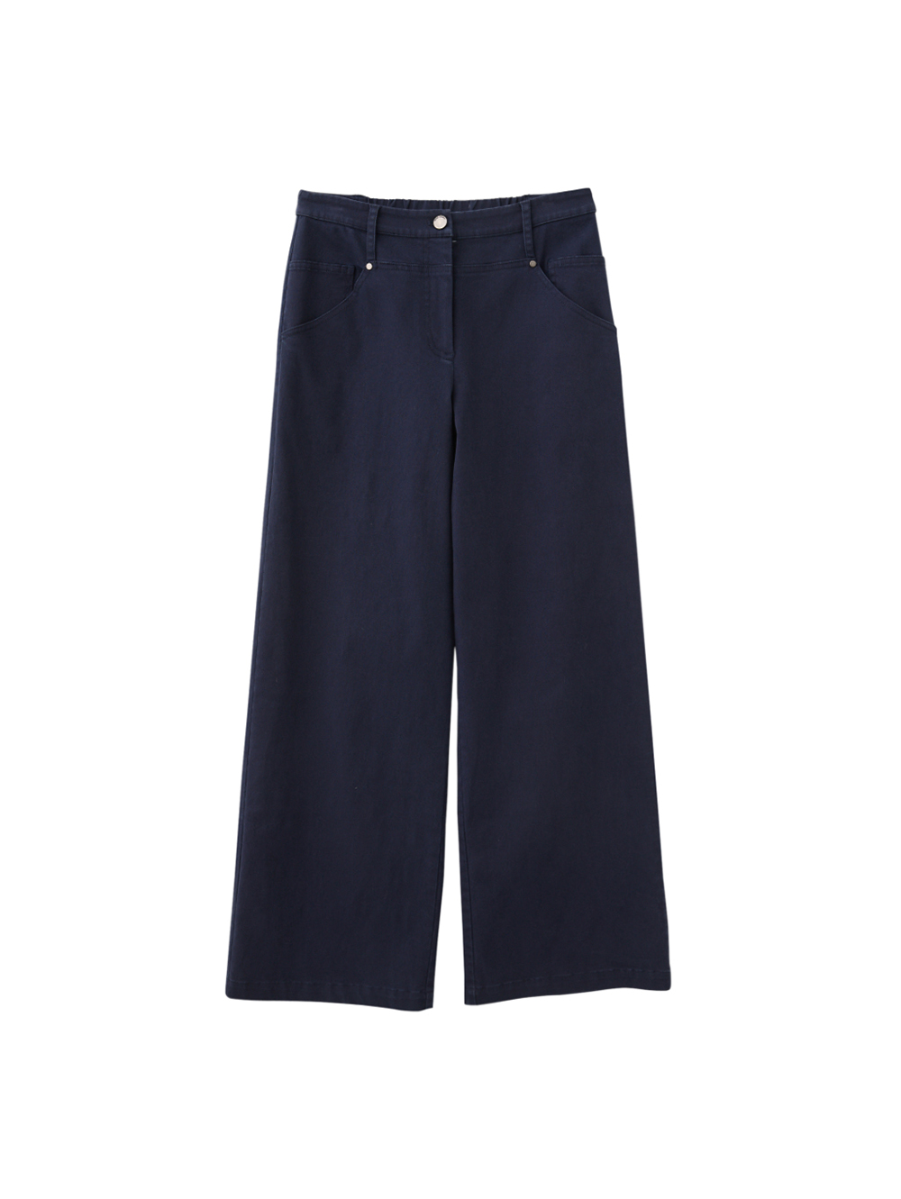 DENOVO棉感高彈日常百搭褲