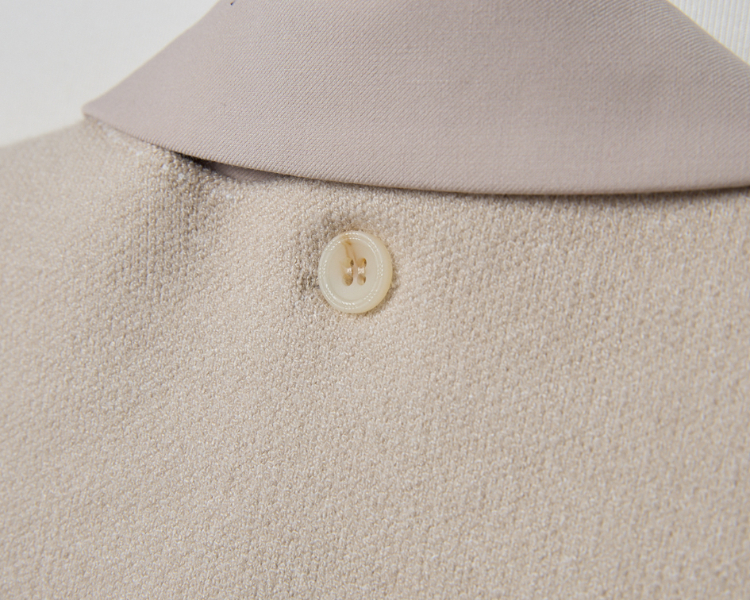 abito針織領片西裝外套