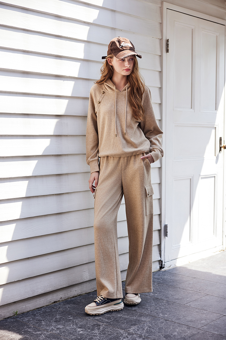 abito休閒連帽抽繩上衣