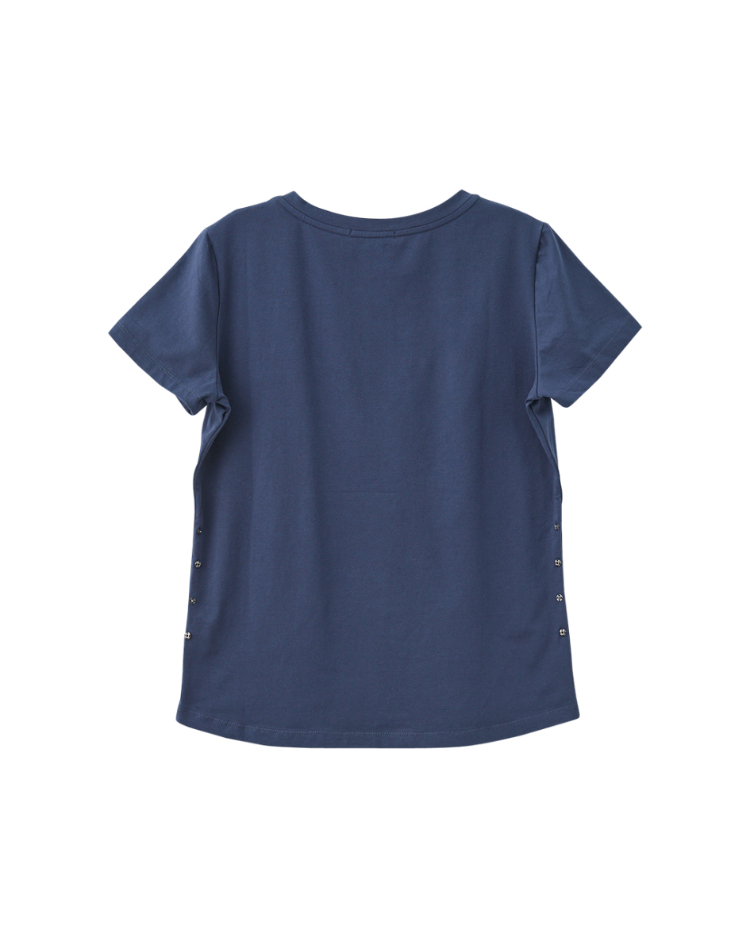 abito休閒字母刺繡上衣