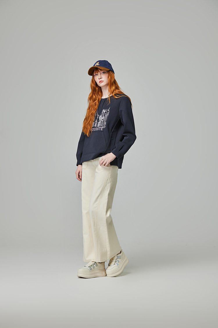 abito復古舊印圖案上衣