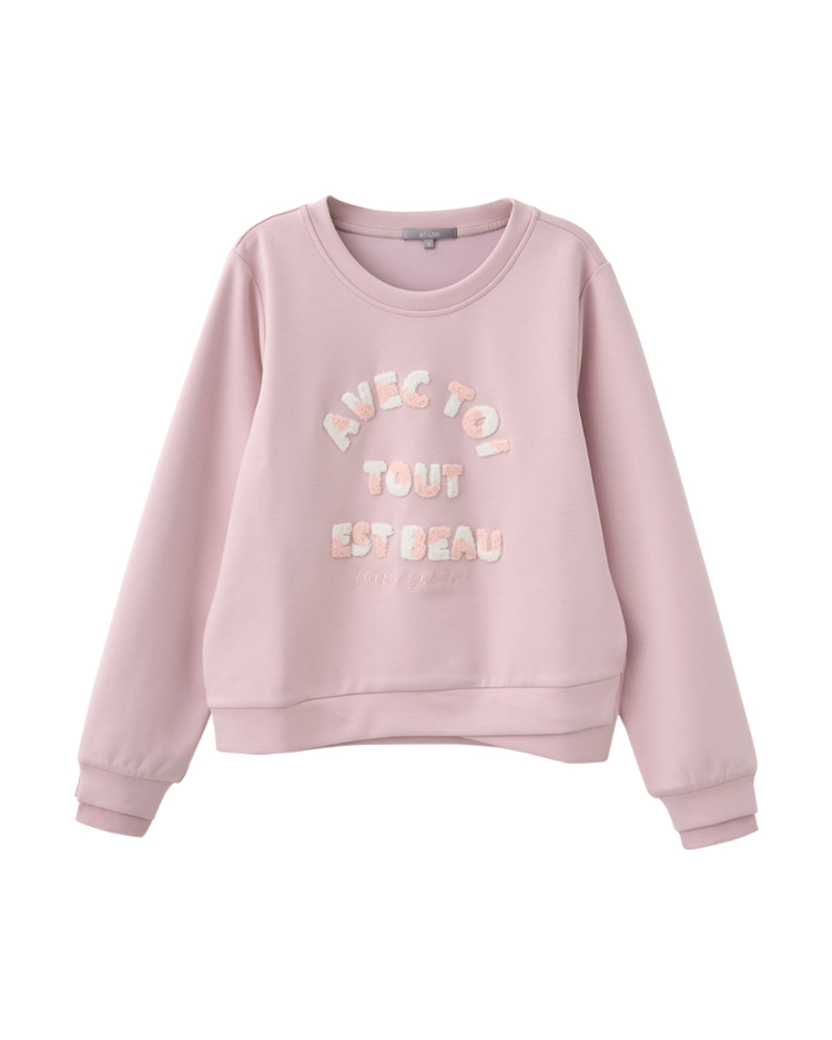 abito可愛立體字樣上衣