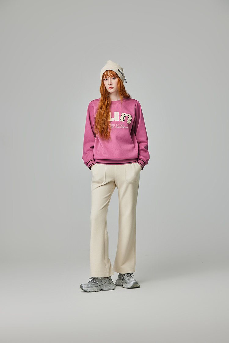 abito雙口袋微喇叭長褲