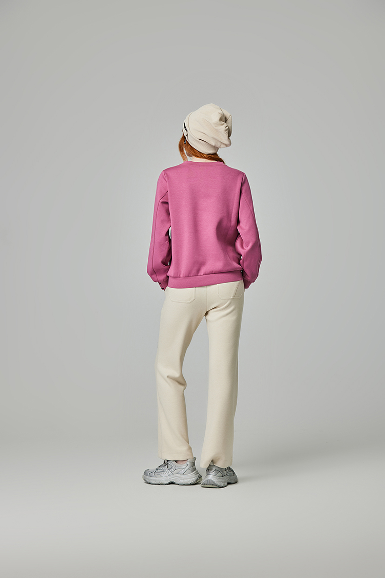 abito雙口袋微喇叭長褲