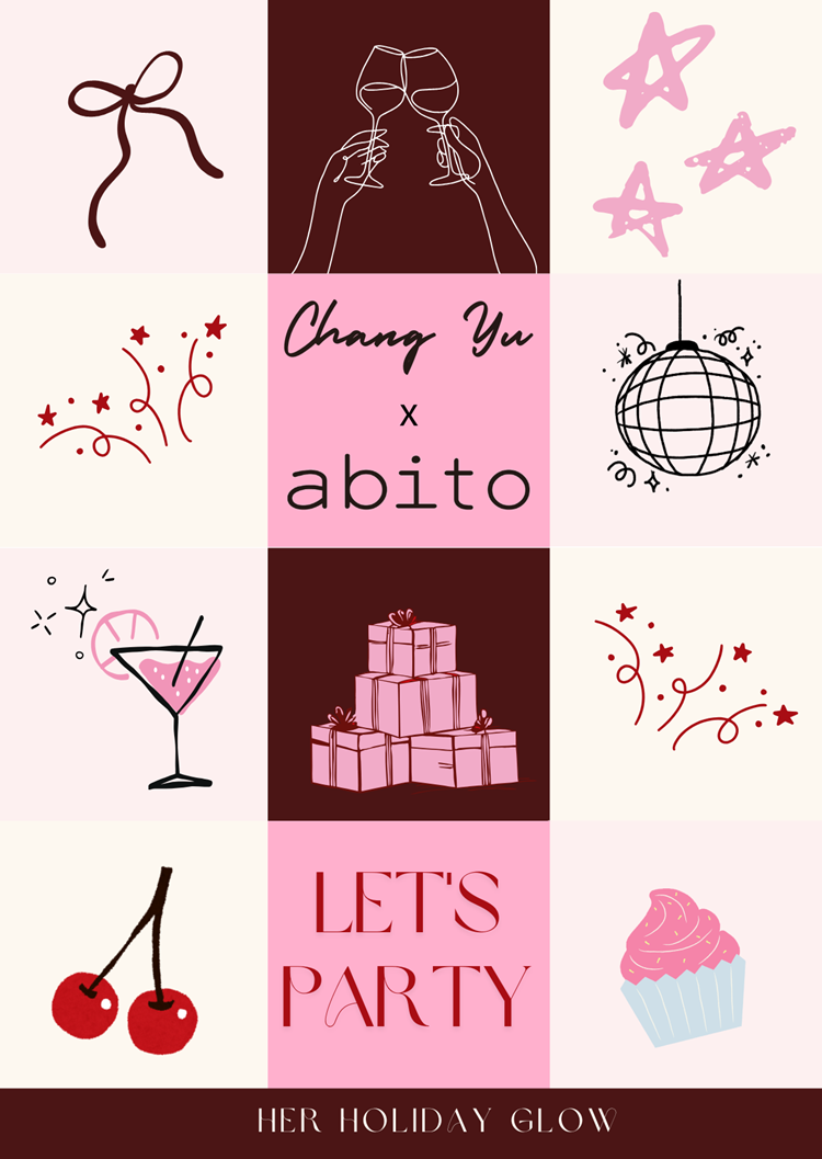 CHANG YU x abito時髦亮片A字短裙