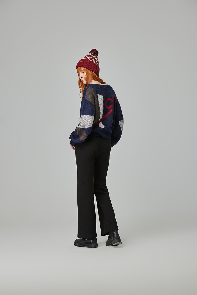 abito甜美蝴蝶結針織上衣