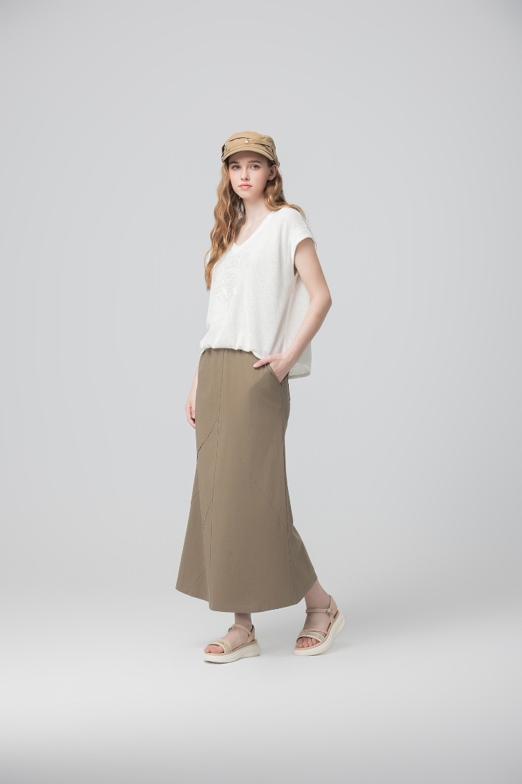 abito花卉刺繡假兩件上衣