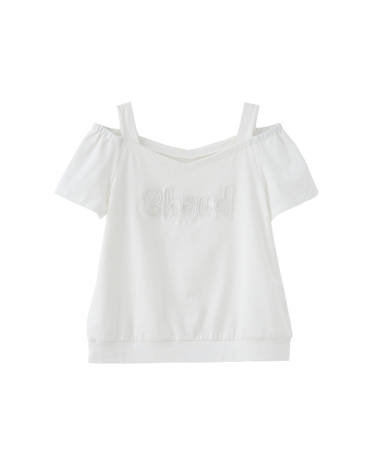 DITA吊帶小露肩T-SHIRT