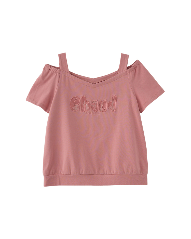 DITA吊帶小露肩T-SHIRT
