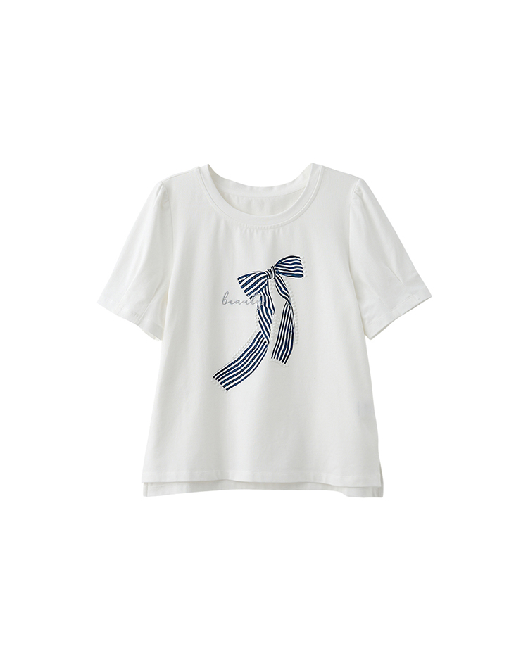 DITA日系蝴蝶結印圖T-SHIRT