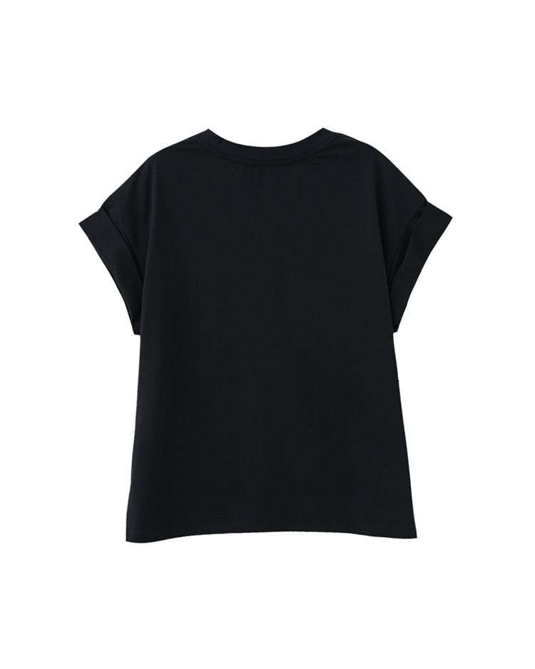 DITA基本款百搭法國袖T-SHIRT