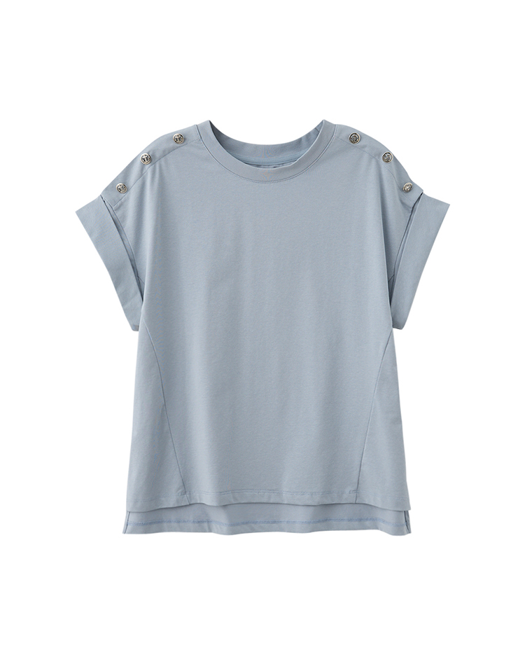 DITA基本款百搭法國袖T-SHIRT