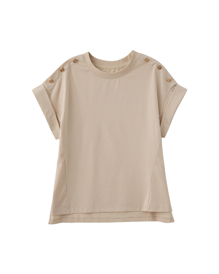 DITA基本款百搭法國袖T-SHIRT