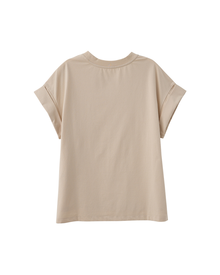 DITA基本款百搭法國袖T-SHIRT