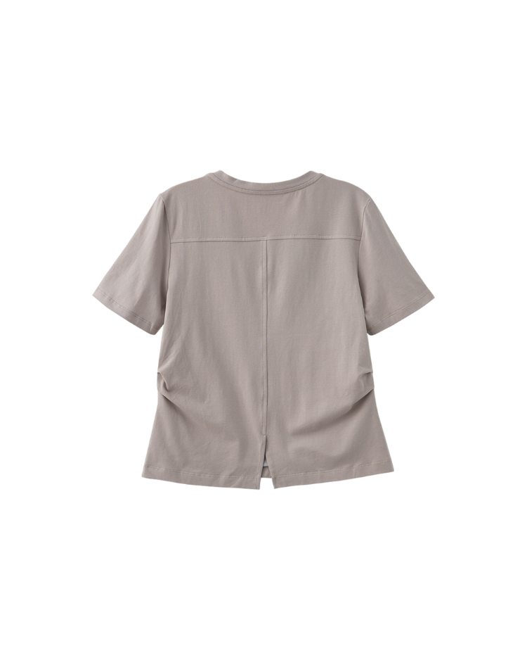 DITA精緻亮片字母T-SHIRT