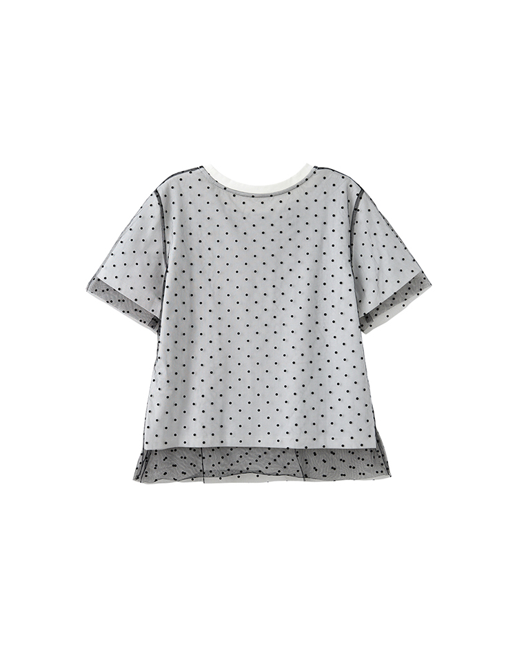 DITA愛你水玉網紗T-SHIRT