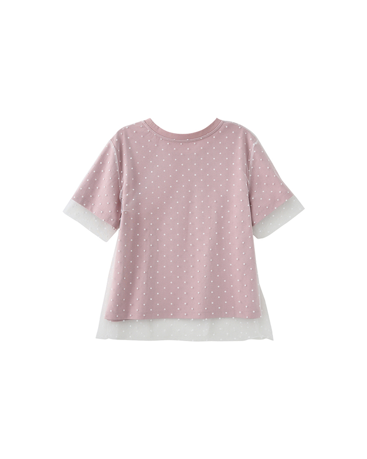 DITA愛你水玉網紗T-SHIRT