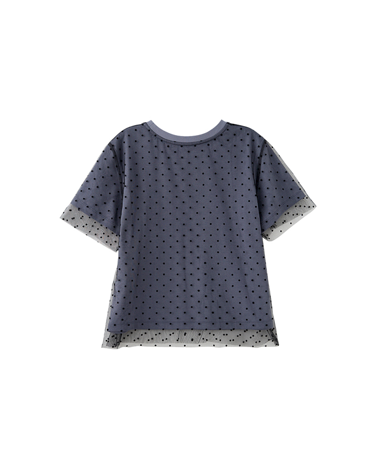 DITA愛你水玉網紗T-SHIRT
