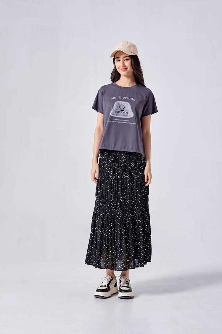 DITA夏日時光拉繩寬T-SHIRT