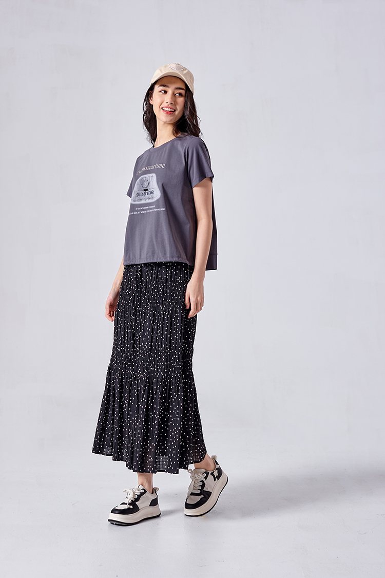 DITA夏日時光拉繩寬T-SHIRT