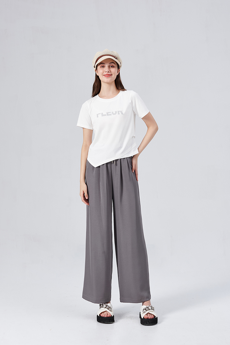 DITA基礎百搭亮片字母T-SHIRT