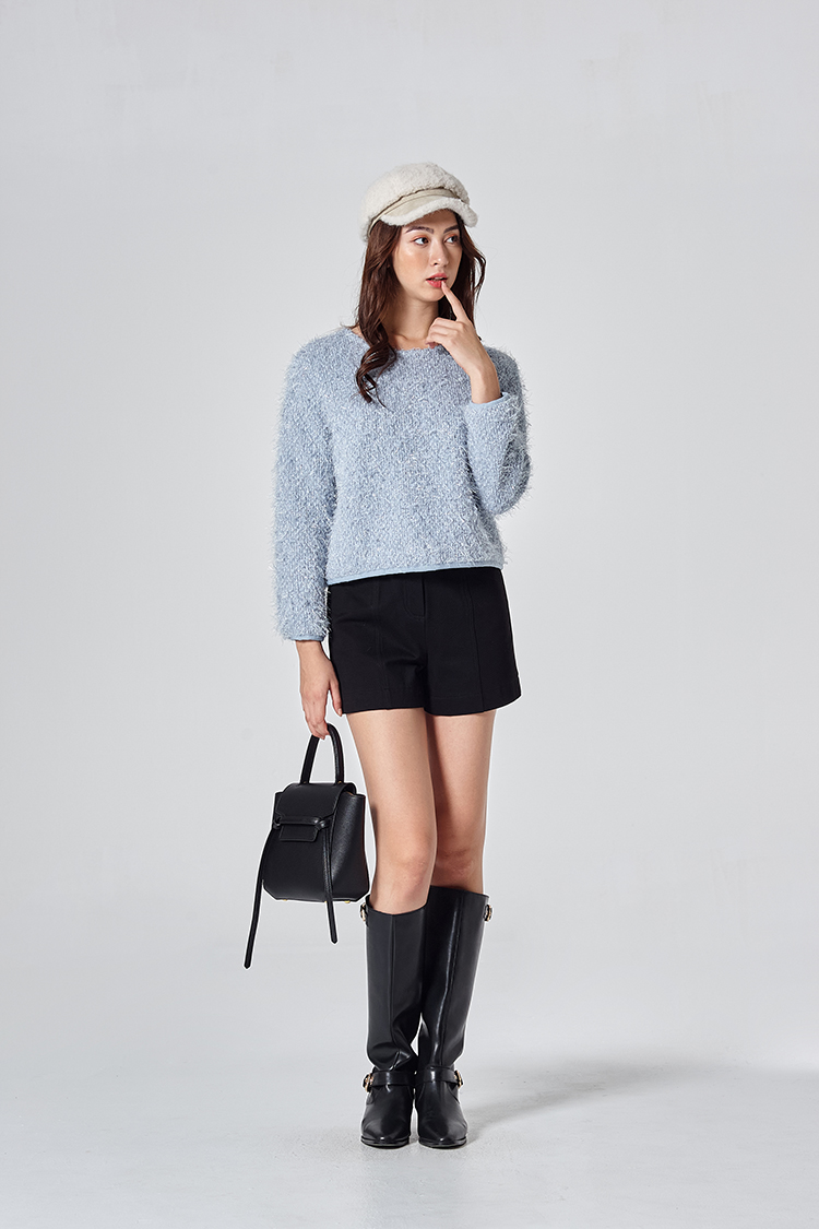 DITA浪漫花紗綁帶上衣