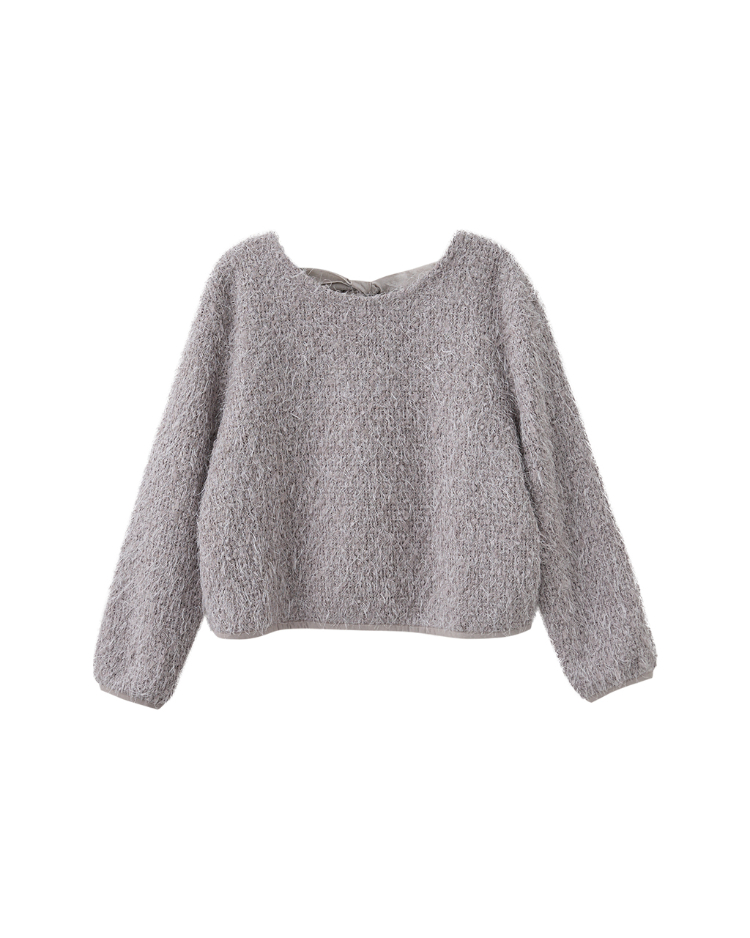 DITA浪漫花紗綁帶上衣