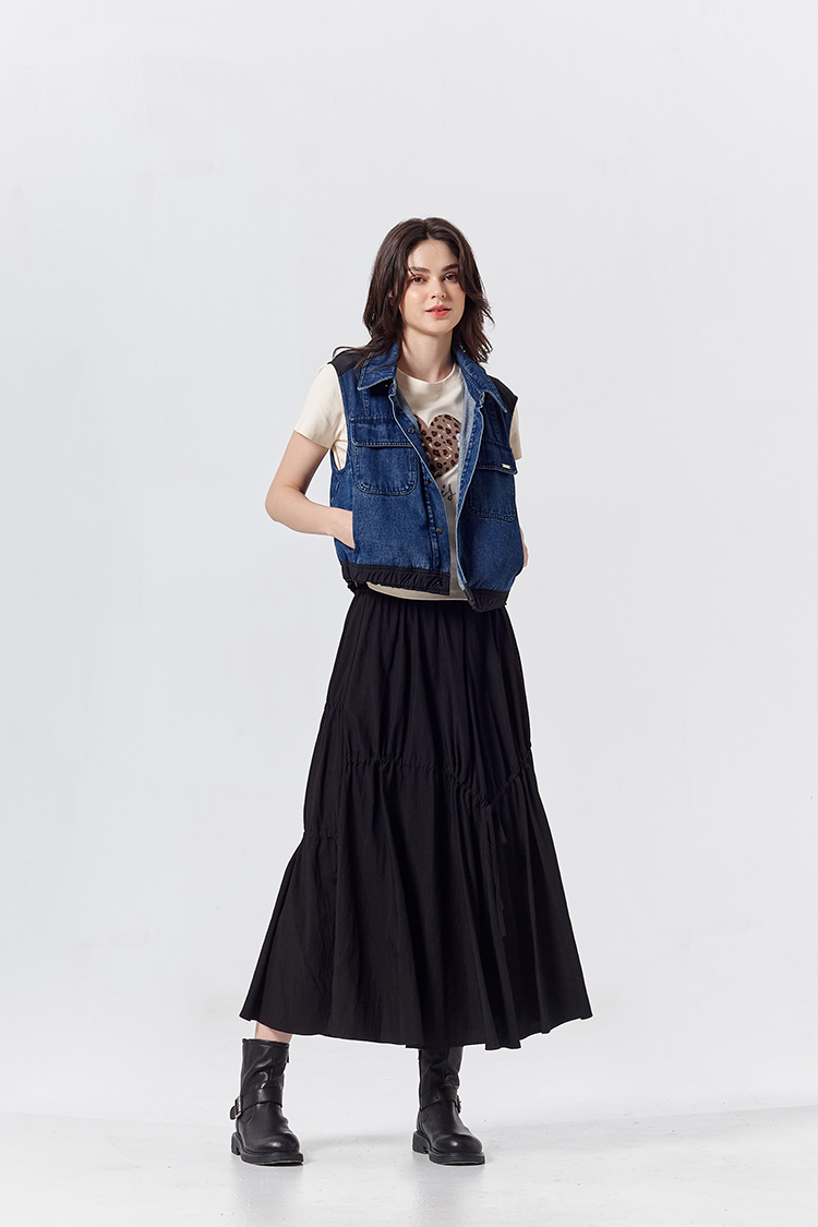 DITA豹紋愛心修身T-shirt