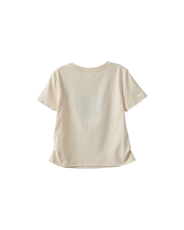 DITA豹紋愛心修身T-shirt